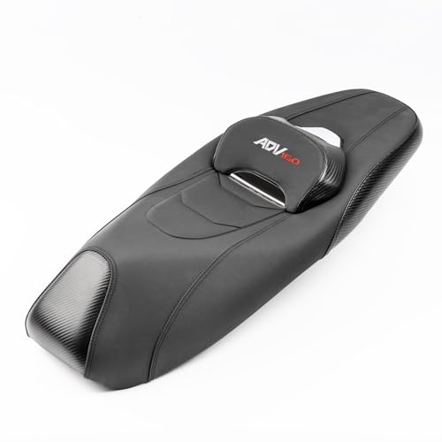 ■ホンダ　ADV160 純正シート KF54 2023年　新車取外し　管A440 ホンダ対応 ADV160(KF54)用 黒レザー調＆カーボン調 カスタム